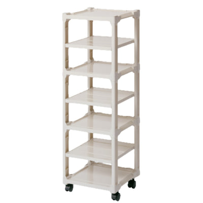 靴箱 カクストレージ 6段 キャスター付き