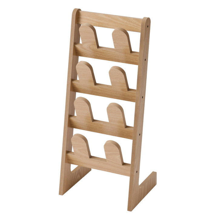 スリッパラック木製4段収納