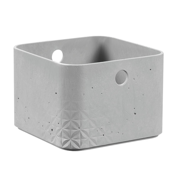 収納ボックスCURVERBetonXS幅16.9×奥行16.9×高さ11.8cm