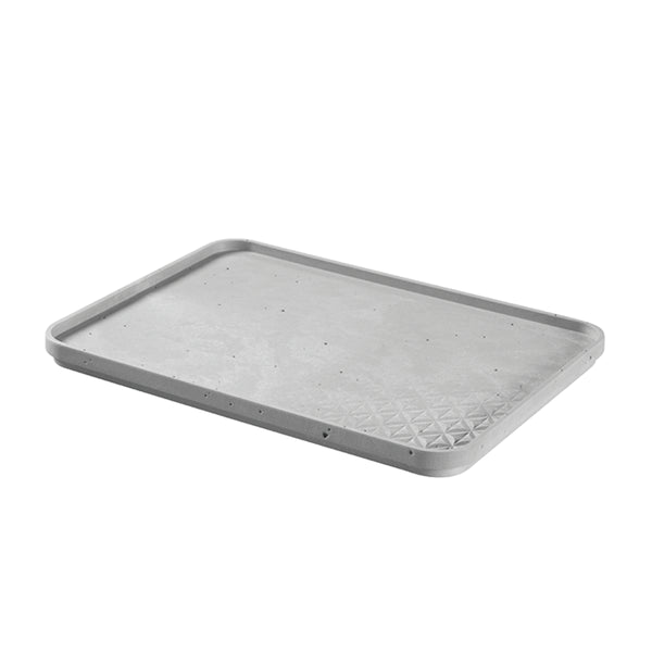 ふた収納ボックスCURVERBetonM幅33.7×奥行24.4×高さ2.1cm