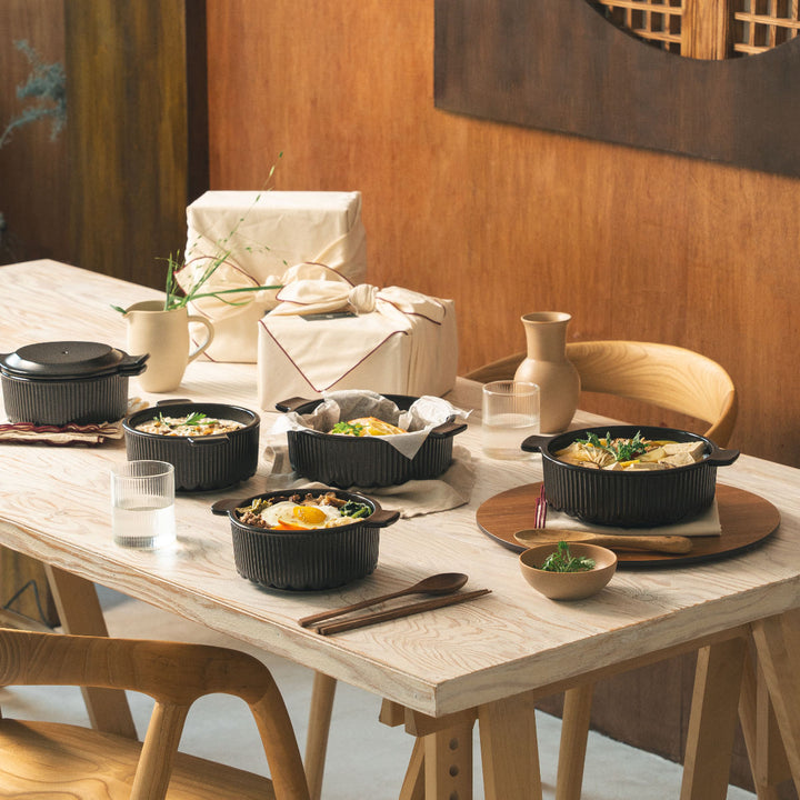 韓国風土鍋16cmガス火専用OREUM電子レンジ対応オーブン対応食洗機対応5号ドクターハウス