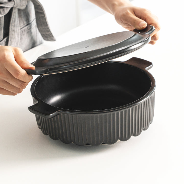 韓国風土鍋16cmガス火専用OREUM電子レンジ対応オーブン対応食洗機対応5号ドクターハウス