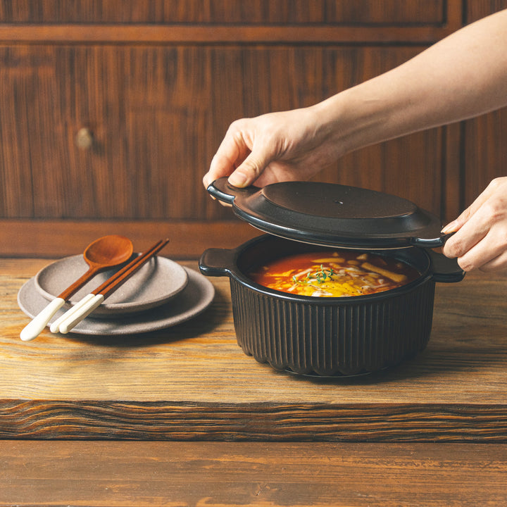 韓国風土鍋16cmガス火専用OREUM電子レンジ対応オーブン対応食洗機対応5号ドクターハウス