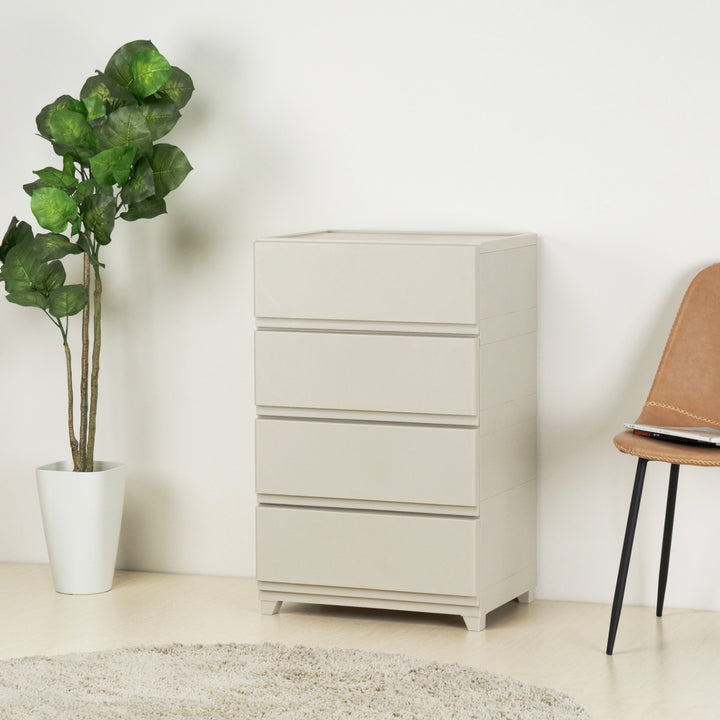 チェスト壁付きデコニーシーヴォワイド4段幅54×奥行41.7×高さ86.1cm