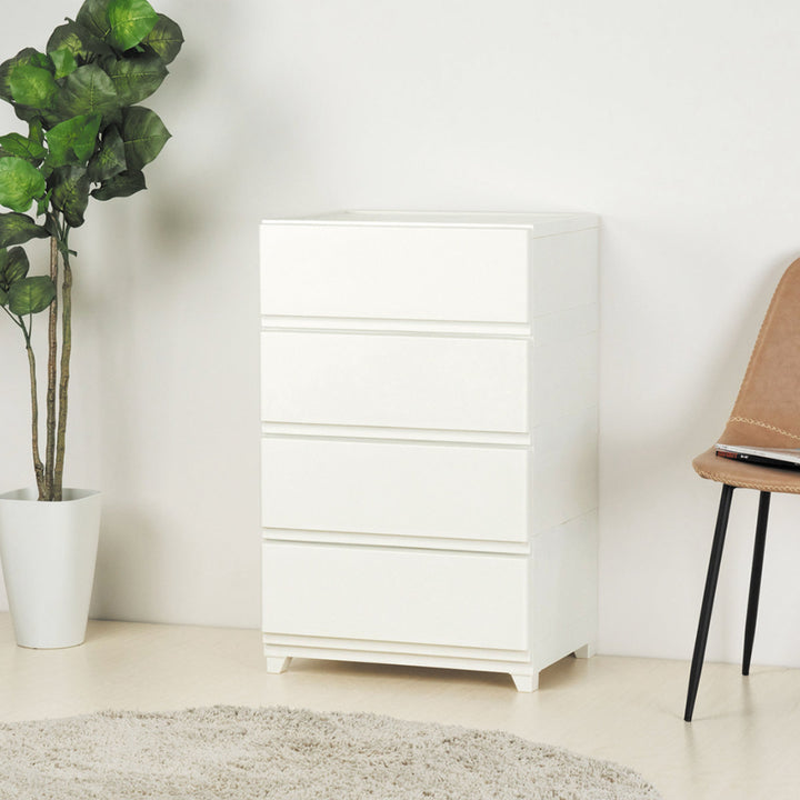 チェスト壁付きデコニーシーヴォワイド4段幅54×奥行41.7×高さ86.1cm