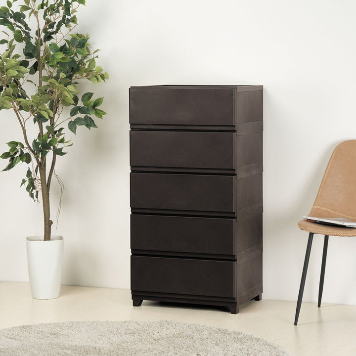 チェスト壁付きデコニーシーヴォワイド5段幅54×奥行41.7×高さ106.1cm