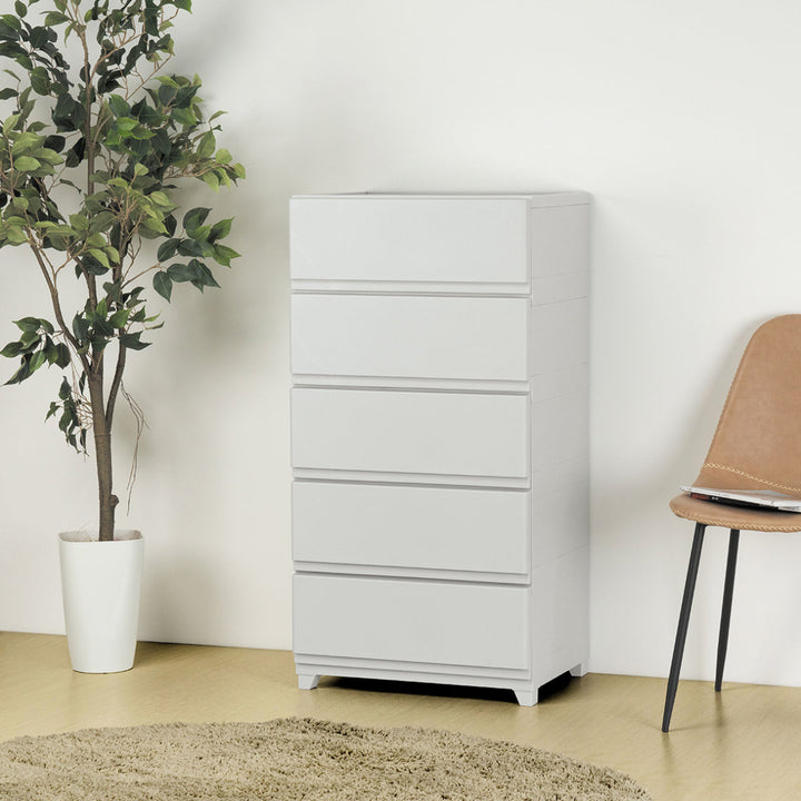 チェスト壁付きデコニーシーヴォワイド5段幅54×奥行41.7×高さ106.1cm