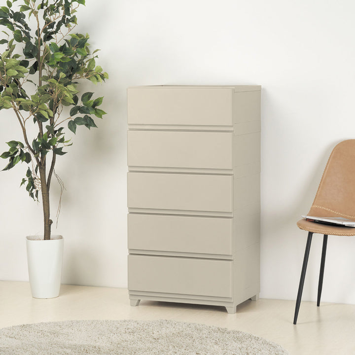 チェスト壁付きデコニーシーヴォワイド5段幅54×奥行41.7×高さ106.1cm