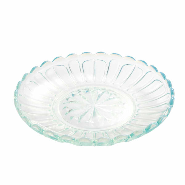 廣田硝子デザートトレー雪の花