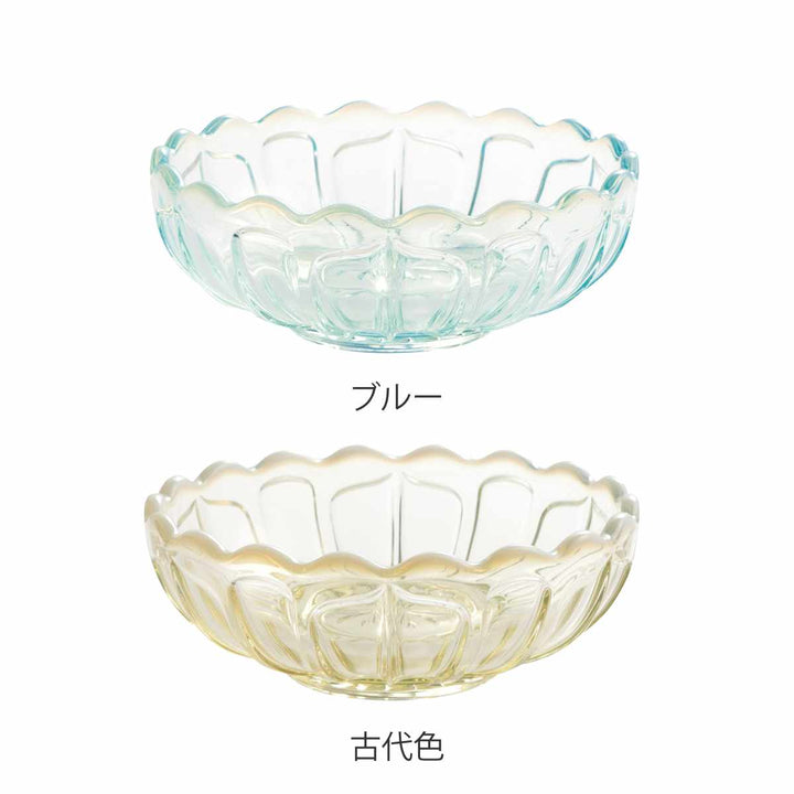 廣田硝子小鉢丸小鉢雪の花