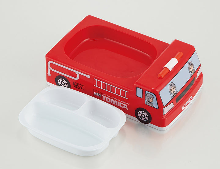 ランチプレートダイカットランチプレートトミカ消防車