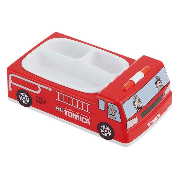 ランチプレートダイカットランチプレートトミカ消防車