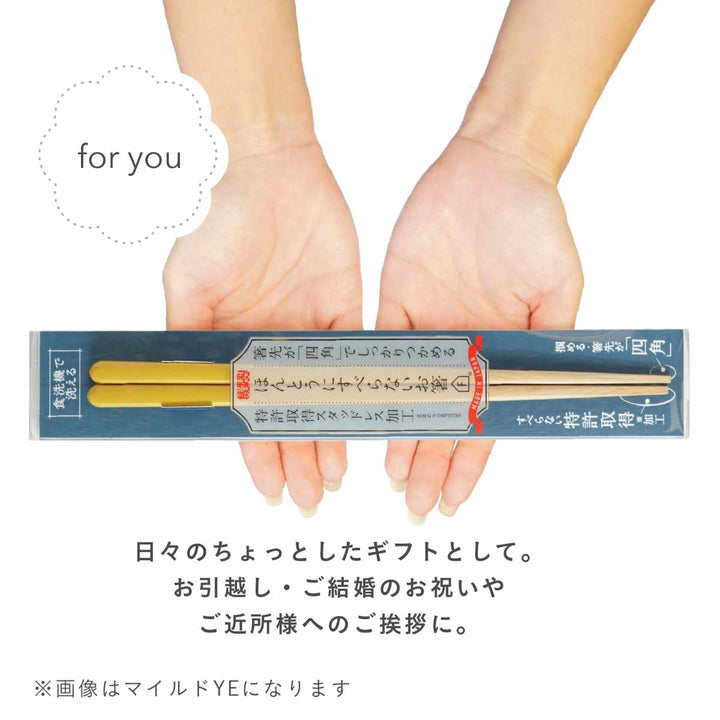 ほんとうにすべらないお箸23cmマイルドHSS-101