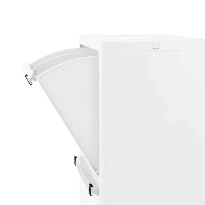 ゴミ箱45Lホワイトラッシュ多段分別