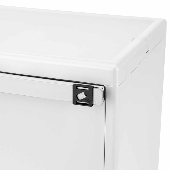 ゴミ箱45Lホワイトラッシュ多段分別