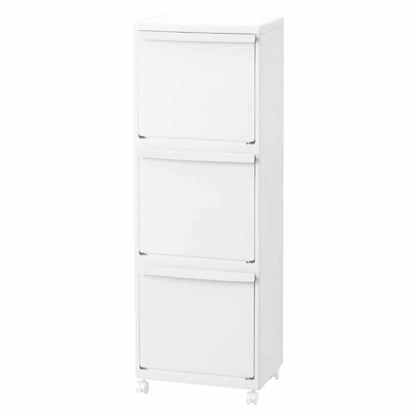 ゴミ箱45Lホワイトラッシュ多段分別