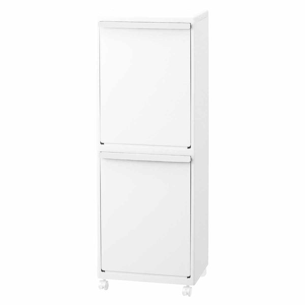 ゴミ箱50Lホワイトラッシュ多段分別