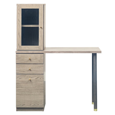 ドレッサー デスク 幅100cm ワークデスク 収納棚付 パレ