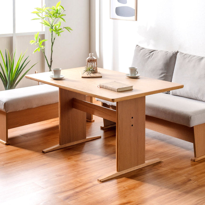 ダイニングテーブル幅120cmT字脚