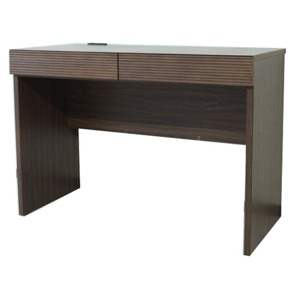 ワークデスク幅105cm奥行50cm引出し付2口コンセント付