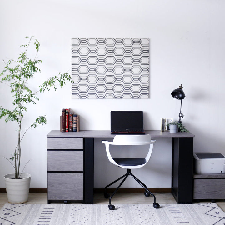 デスクワゴン3段キャスター付幅40cm