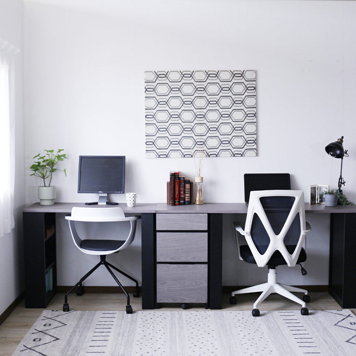 デスクワゴン3段キャスター付幅40cm