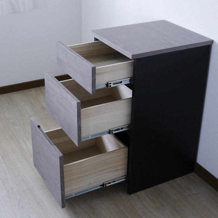 デスクワゴン3段キャスター付幅40cm