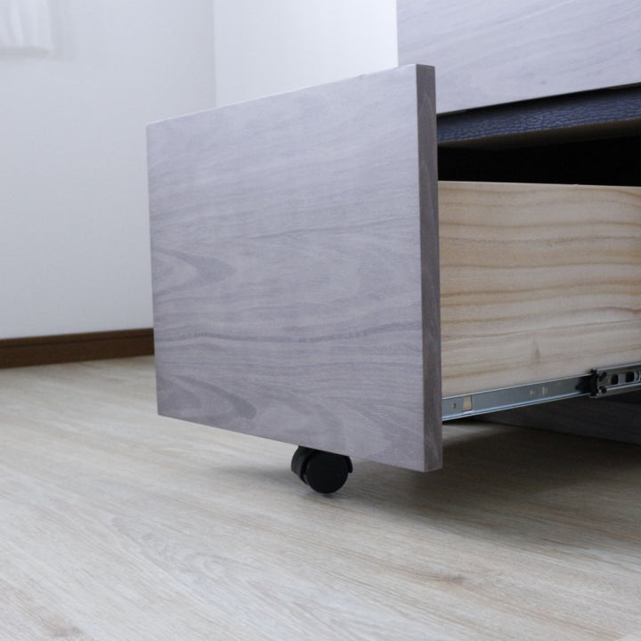 デスクワゴン3段キャスター付幅40cm