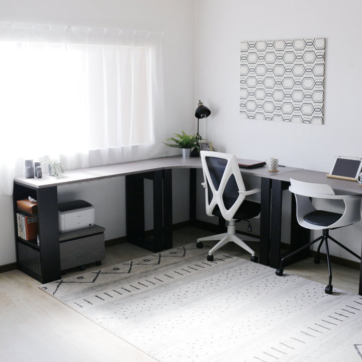 プリンターワゴン幅43cm引出し付キャスター付