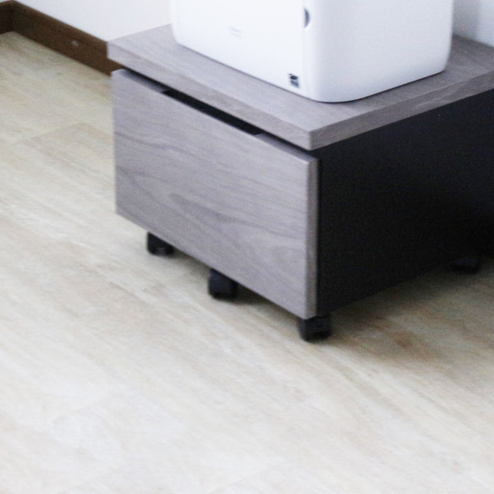 プリンターワゴン幅43cm引出し付キャスター付