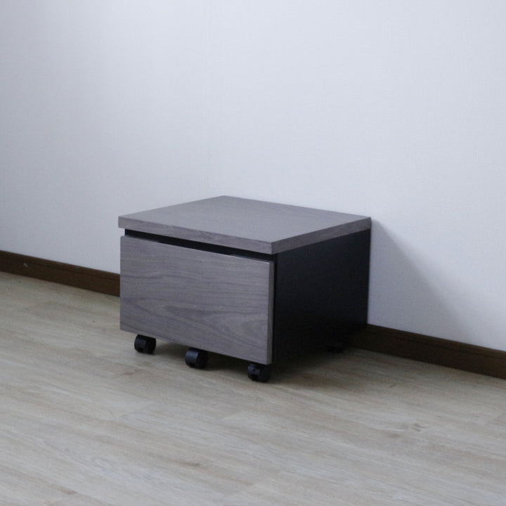 プリンターワゴン幅43cm引出し付キャスター付