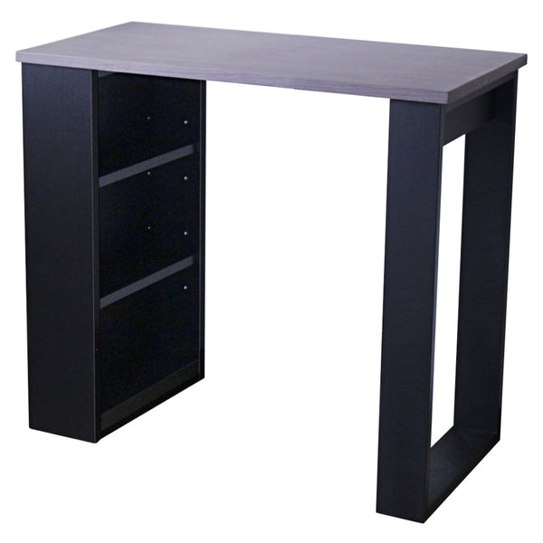 ワークデスク幅100cm収納棚付