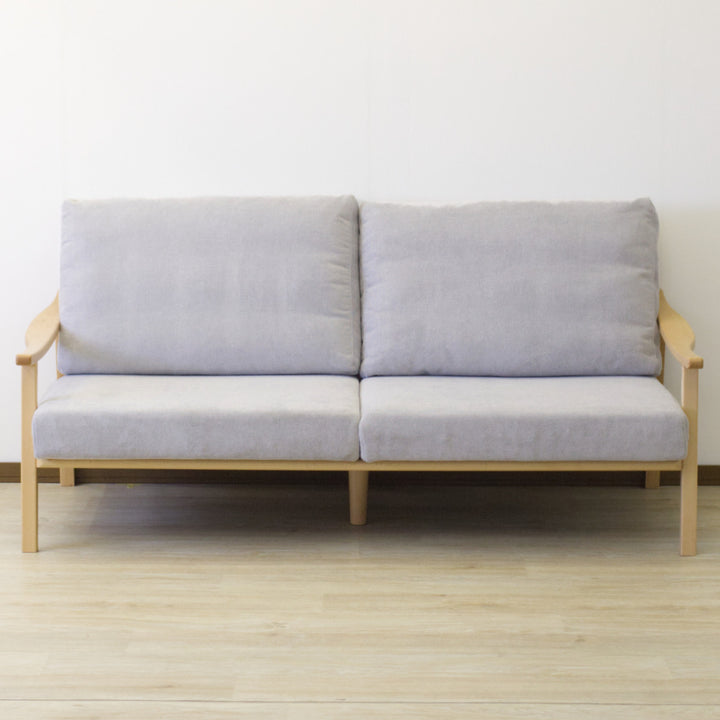 ソファ3人掛け幅180cmナチュラルフレーム