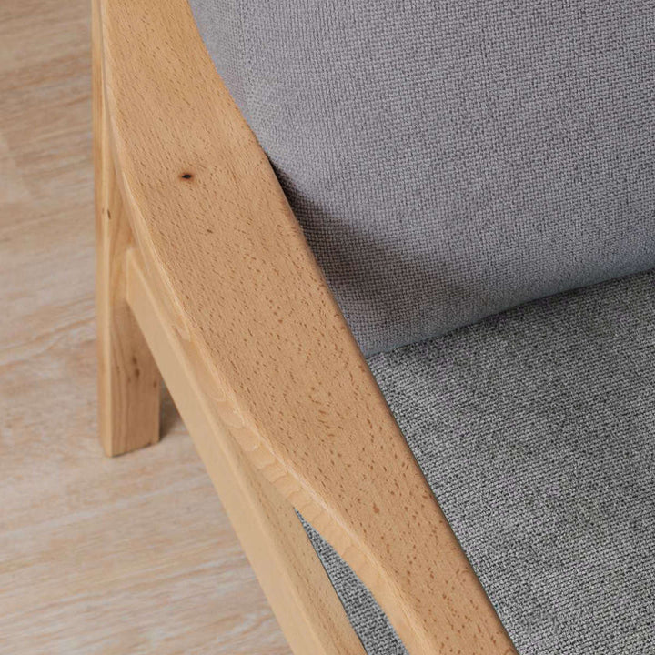 ソファ3人掛け幅180cmブラウンフレーム