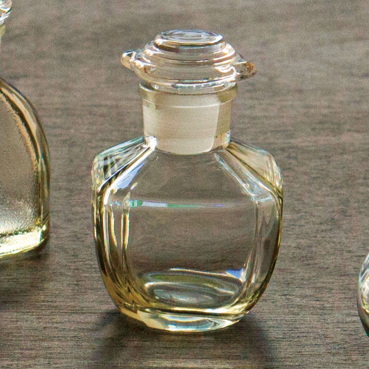 廣田硝子復刻醤油差し50mlアンバー色ガラス製江戸切子日本製