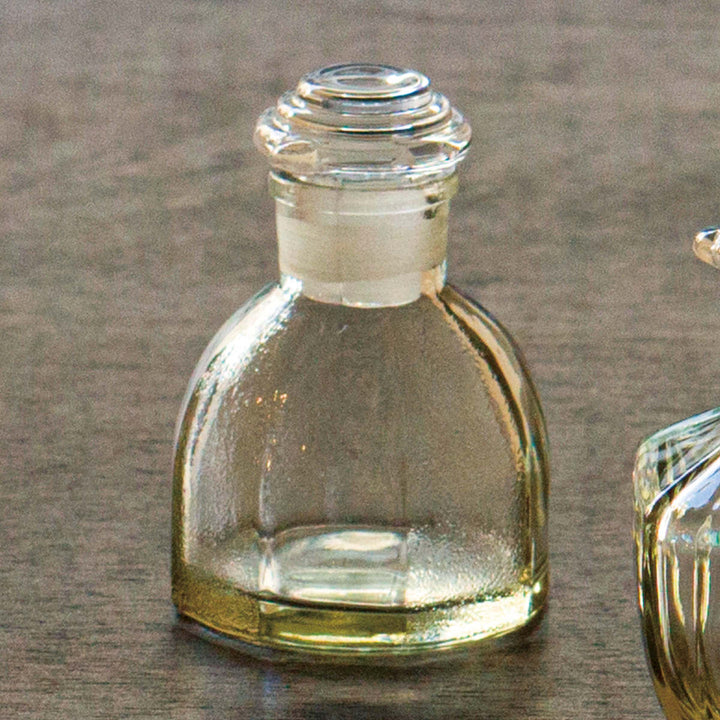 廣田硝子復刻醤油差し50mlアンバー色ガラス製江戸切子日本製