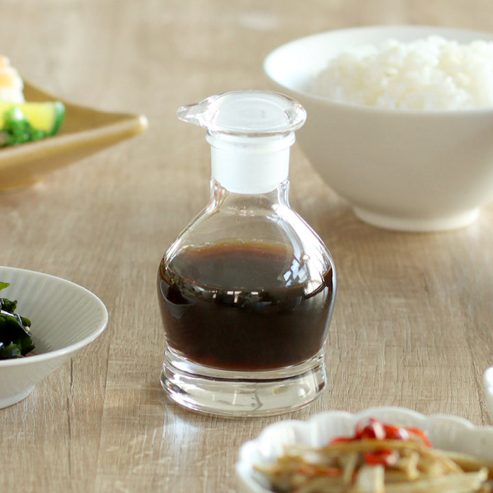 醤油差し100mlガラス製元祖すり口醤油差し廣田硝子日本製