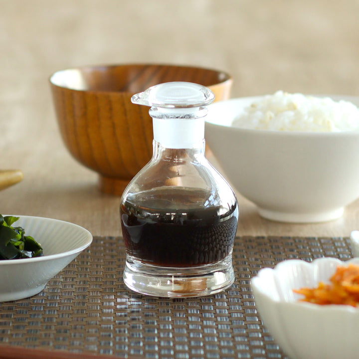 醤油差し100mlガラス製元祖すり口醤油差し廣田硝子日本製