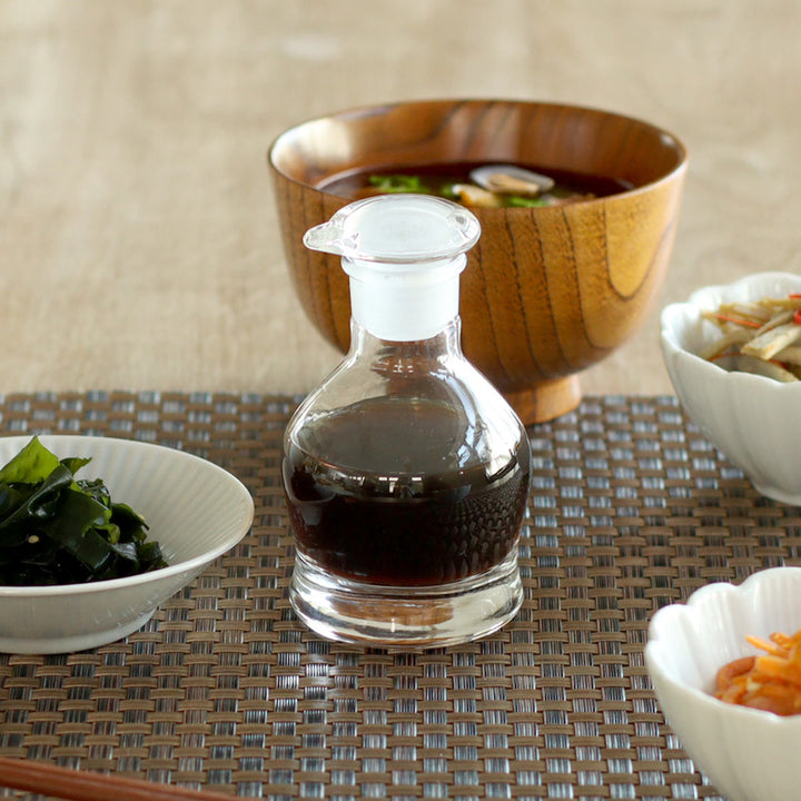 醤油差し100mlガラス製元祖すり口醤油差し廣田硝子日本製