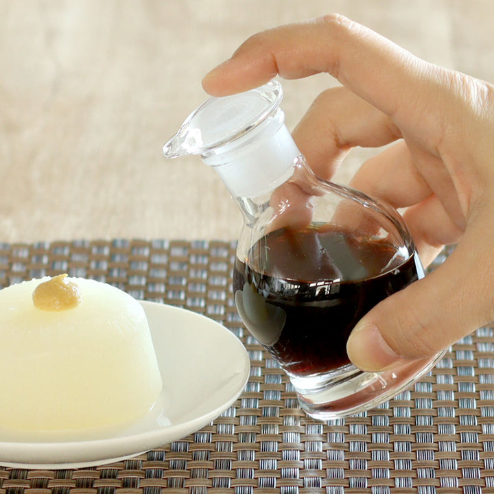 醤油差し100mlガラス製元祖すり口醤油差し廣田硝子日本製