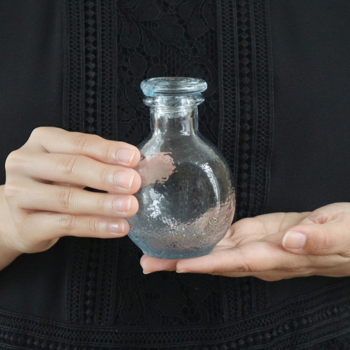 醤油差し100mlガラス製かすりねじ式醤油注ぎ廣田硝子日本製