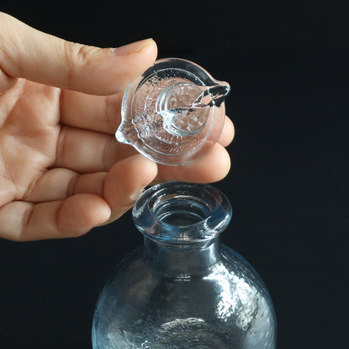 醤油差し100mlガラス製かすりねじ式醤油注ぎ廣田硝子日本製