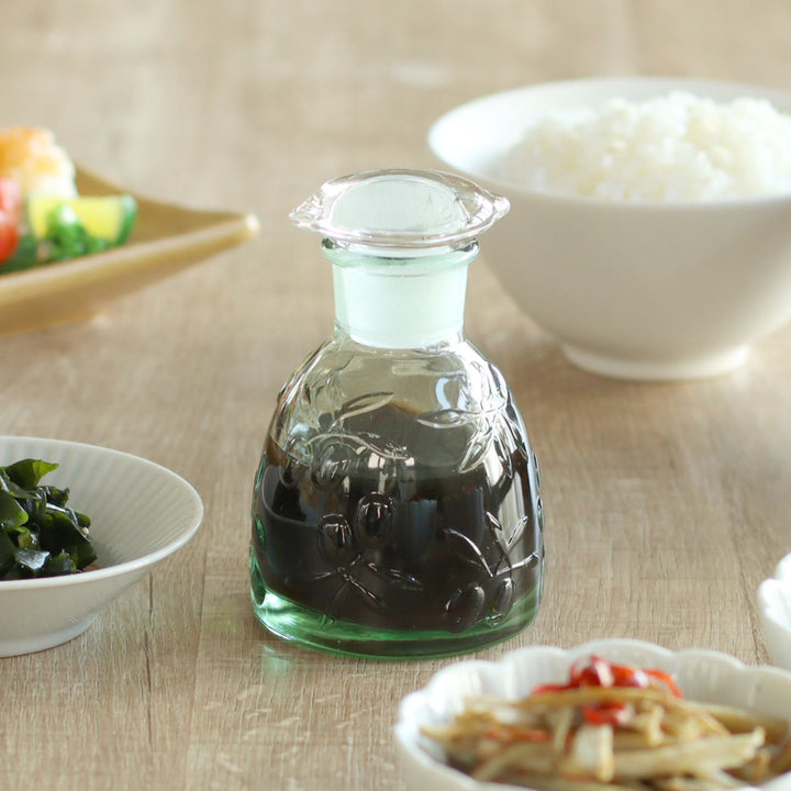 醤油差し120mlガラス製オリーブフィールド醤油注ぎ廣田硝子日本製