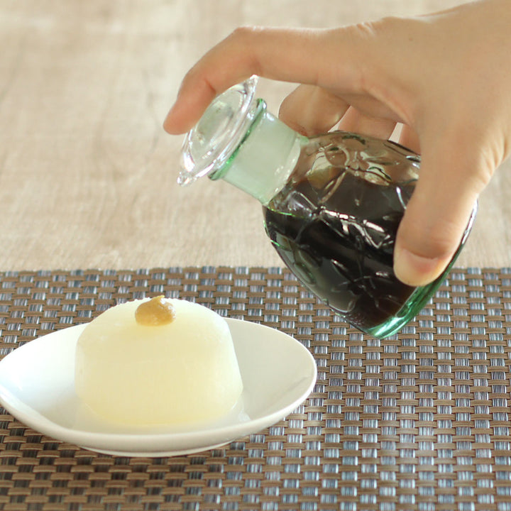 醤油差し120mlガラス製オリーブフィールド醤油注ぎ廣田硝子日本製