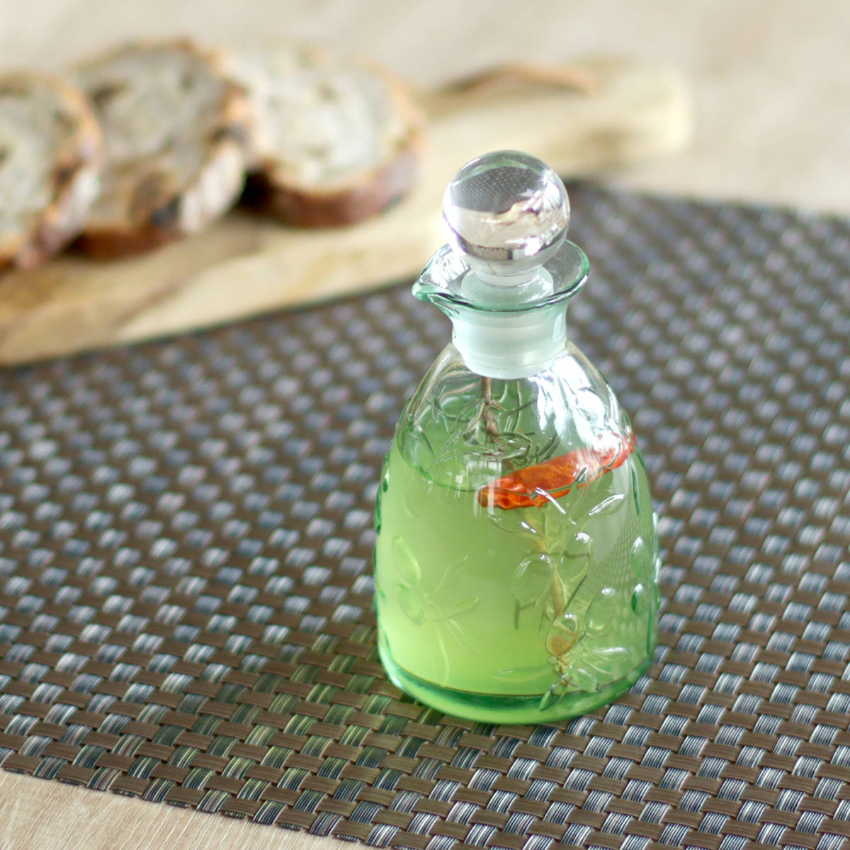 調味料入れ 160ml ガラス製 オリーブフィールド ドレッシングボトル