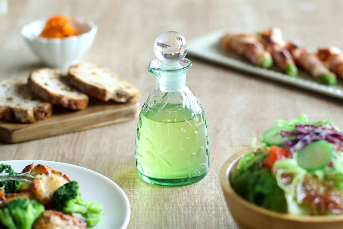 調味料入れ 160ml ガラス製 オリーブフィールド ドレッシングボトル