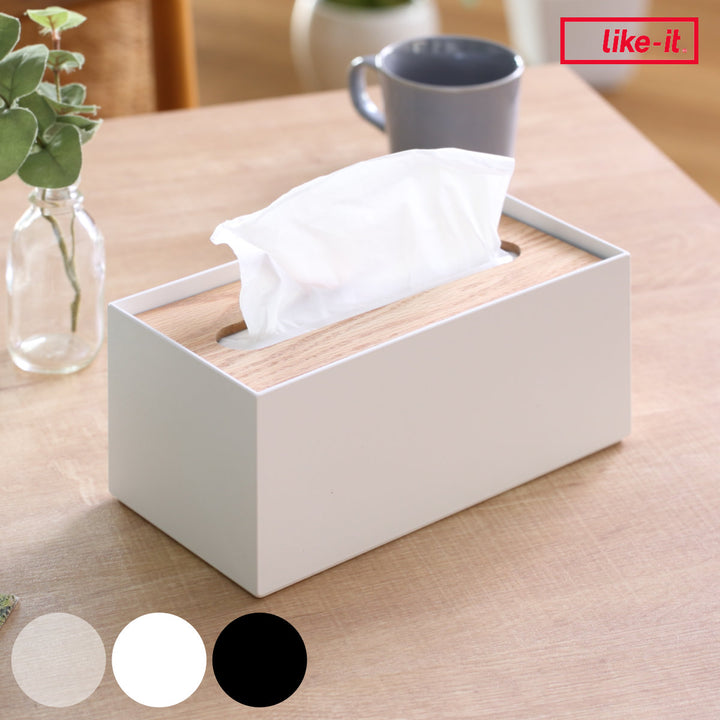 ティッシュボックスリバーシブル木蓋Like-itティッシュケース
