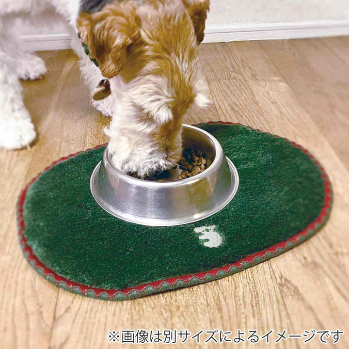 ミニマットPce動物約23×30cmチェアパッド