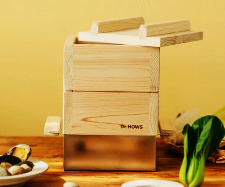 ひのき蒸し器ミニ2段IH対応JADAMドクターハウス