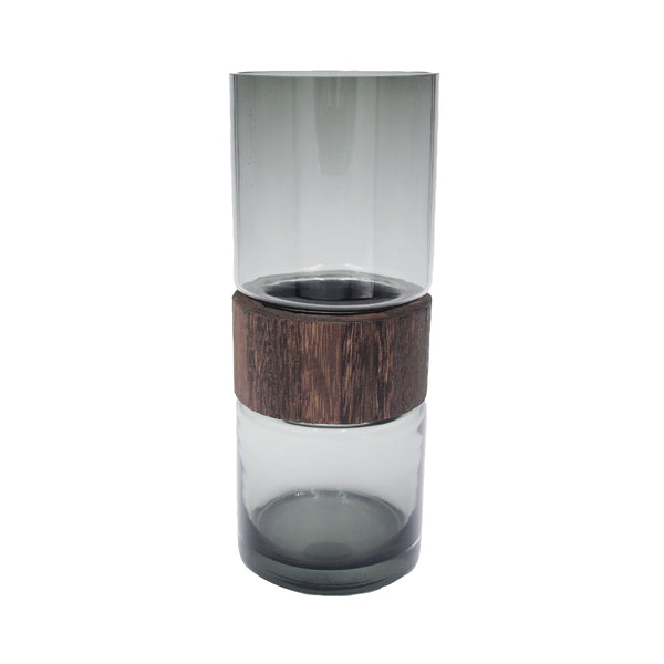 花瓶ガラスベースフォグウッドトールS